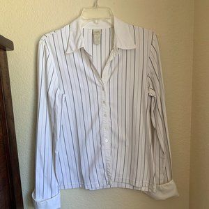 J. Jill Stretch Shirt, Size Medium